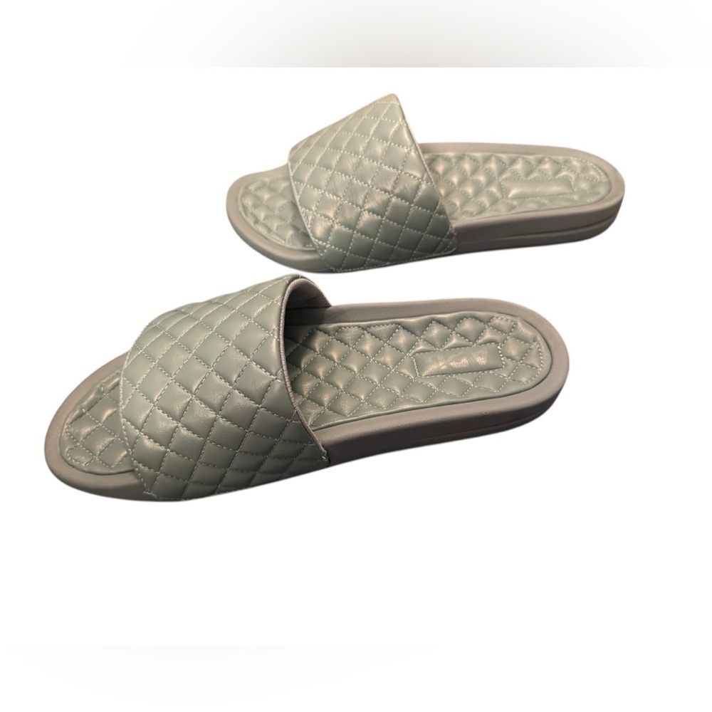 APL Quilted Blue Slide Sandals in Seaside Men’s Size 9 - Picture 5 of 12